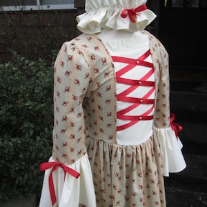 Girls Colonial Dress/Williamsburg Felicity  costume  (PLEASE read full details inside of ad)