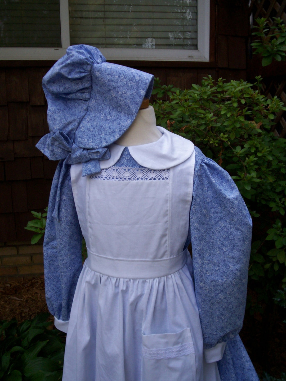 Inspiré de Laura Robe d'école Costume de la petite  maison des prairies/Veuillez vérifier le délai de France