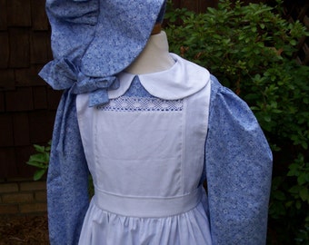 Halloween closed..Laura Ingalls Pioneer School Dress..Little House Prairie Costume/Please read full details