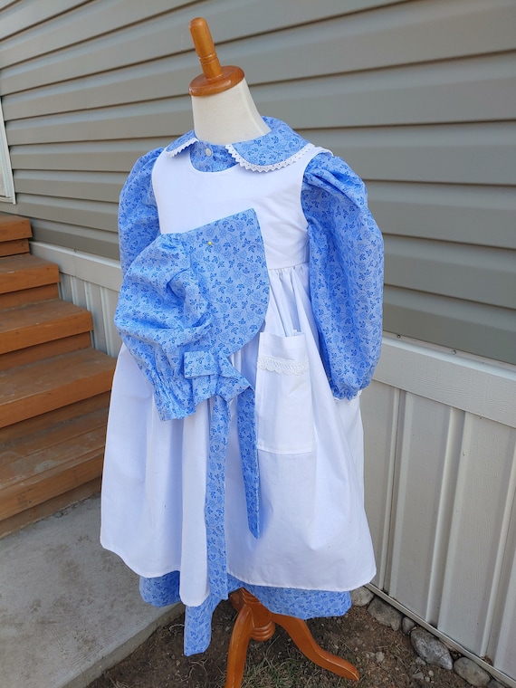 Girls Laura Ingalls Pioneer Dress/little House Prairie..front Buttoned ....PLEASE Check Lead Time - Etsy Girls Laura Ingalls Pioneer Dress/little House Prairie..front Buttoned ....PLEASE Check Lead Time - Etsy