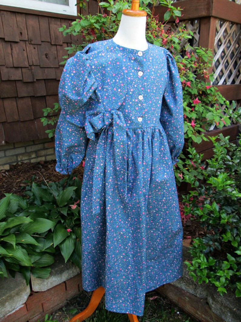 Please read full details inside of ad Girls Pioneer Prairie Dress /& Bonnet ..