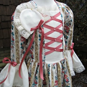 Girls Colonial dress/Williamsburg Felicity costume .(PLEASE read full details inside ad