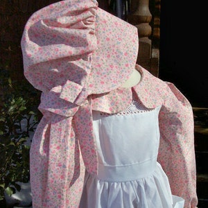 Laura Ingalls inspired, Prairie Dress/Girls Pioneer Costume(Please check lead time inside of ad)