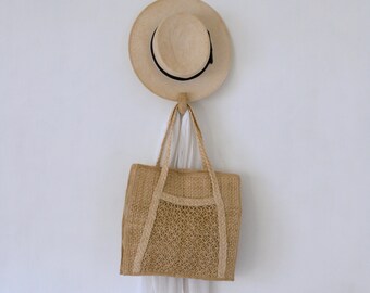 Vintage Naturally Woven Shoulder Bag