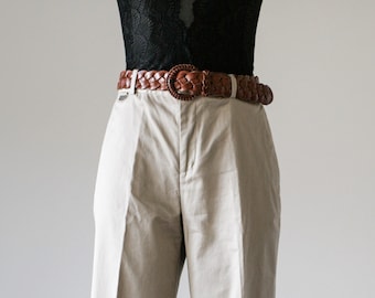 Vintage Ralph Lauren Cotton Khaki Trousers/Deadstock