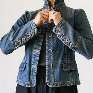 amerivintage　PUFF SLEEVE JACKET セール】PUFF HALF SLEEVE JACKET WITH SKIRT（テーラード