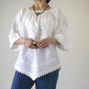 Vintage Romanian Ethnic Blouse - Etsy
