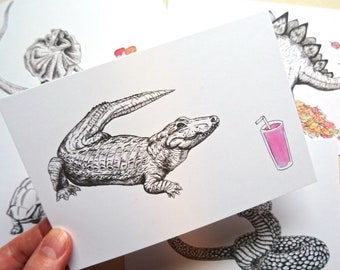 Reptile Postcards - Set of 5