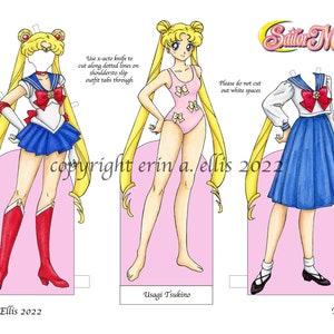 Sailor Moon Paper Dolls