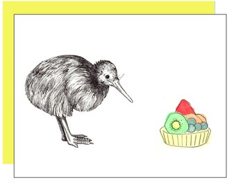 Kiwi Bird Card
