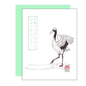 Red-Crowned Crane