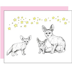 Carte Renards Fennec