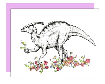 Parasaurolophus Card