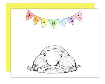 Blobfish Thank You Card