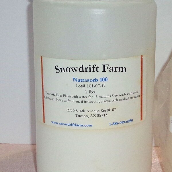 Destash Lotion Making Supply Natrasorb 100 Unused