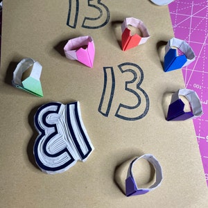 Taylor Swift Inspired 13 hand carved rubber stamp image 3