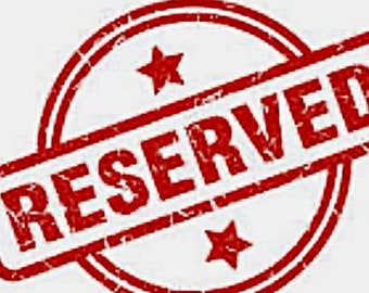 Reserved for Cristina