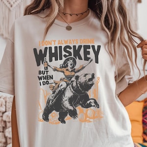 Funny Cowgirl Graphic Tee: Retro Western Sarcastic Shirt