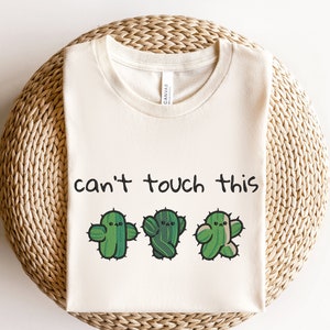 Embroidered Cactus Shirt: Funny Succulent Gift