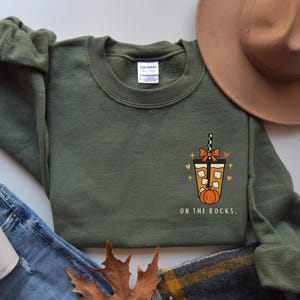 Pumpkin Boba Sweatshirt, Halloween Bubble Tea Crewneck