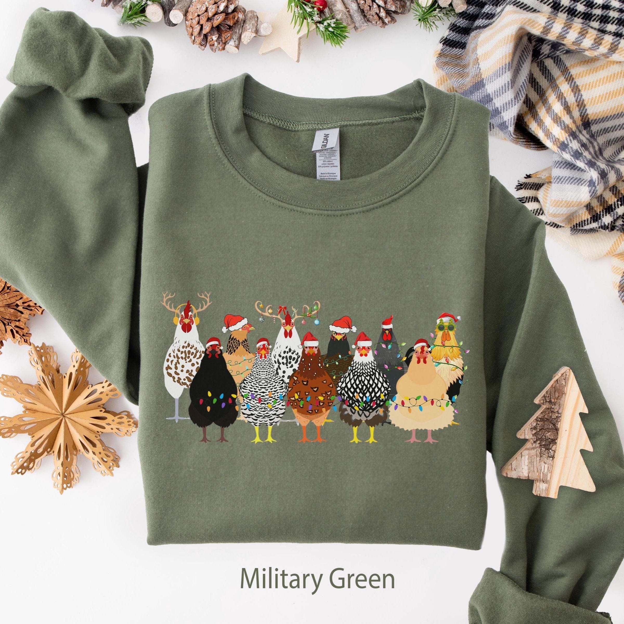 Winter Chickens Sweatshirt