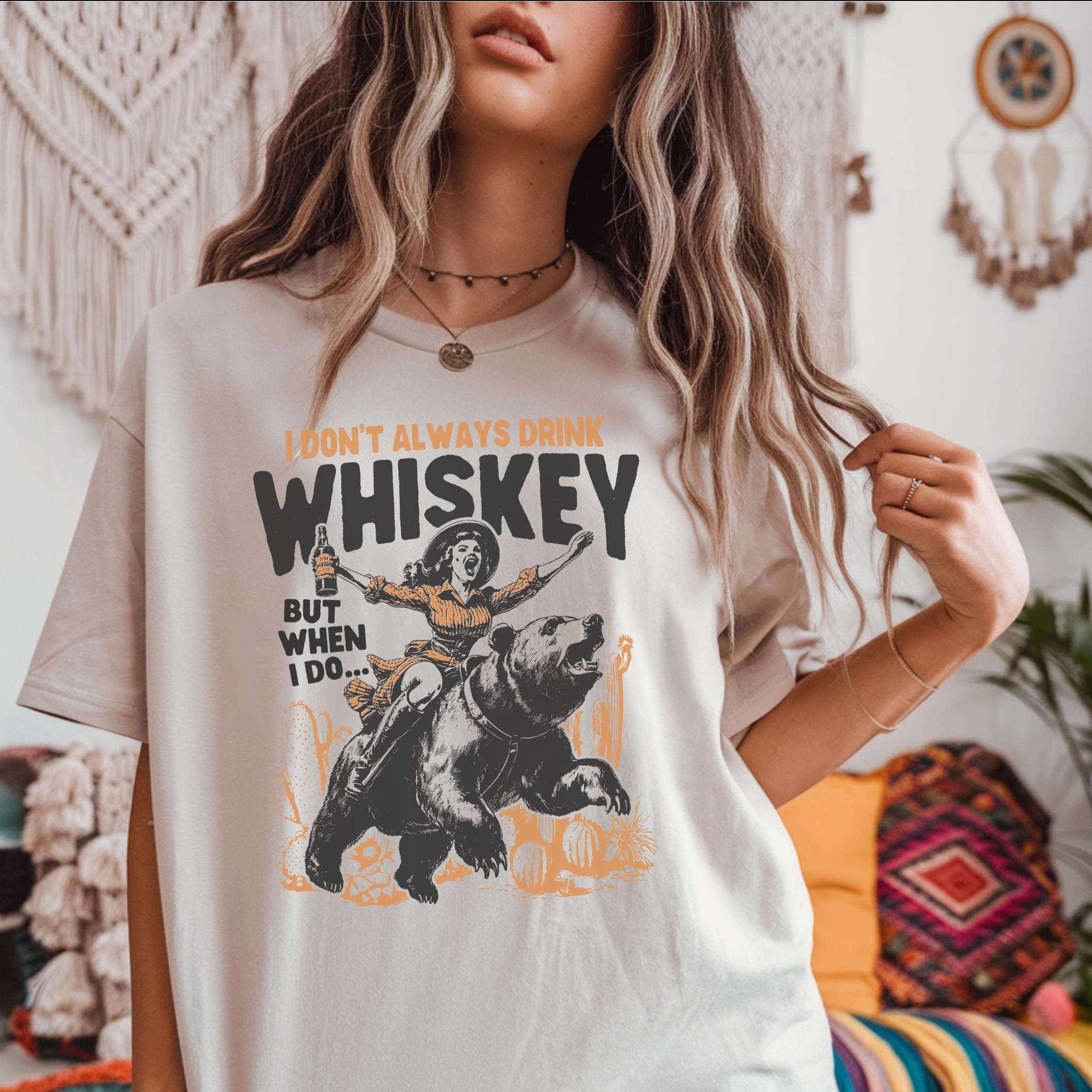 Funny Cowgirl Graphic Tee: Retro Western Sarcastic Shirt