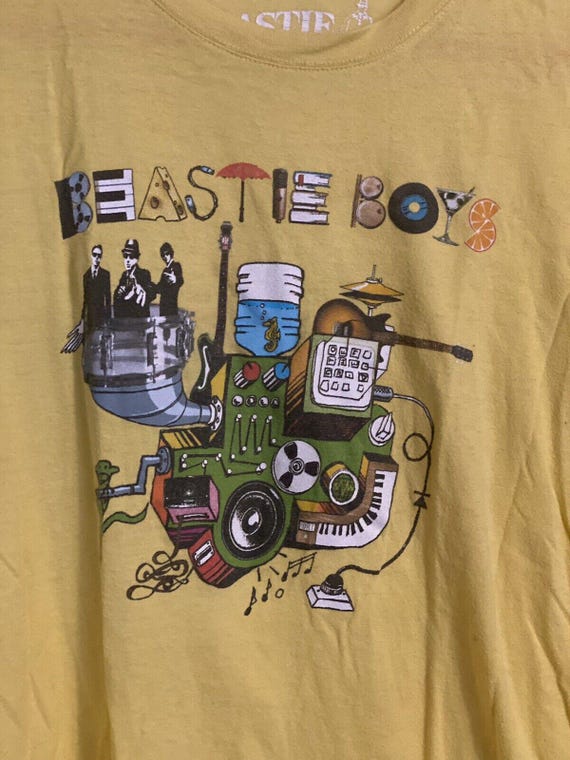 Beastie Boys Vintage Yellow Submarine Hip Hop Rap Defjam Tshirt M