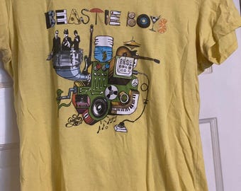 Camiseta vintage de los Beastie Boys Yellow Submarine Hip Hop Rap DefJam M