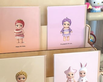 Handmade Blind Box Inspired Greeting Card