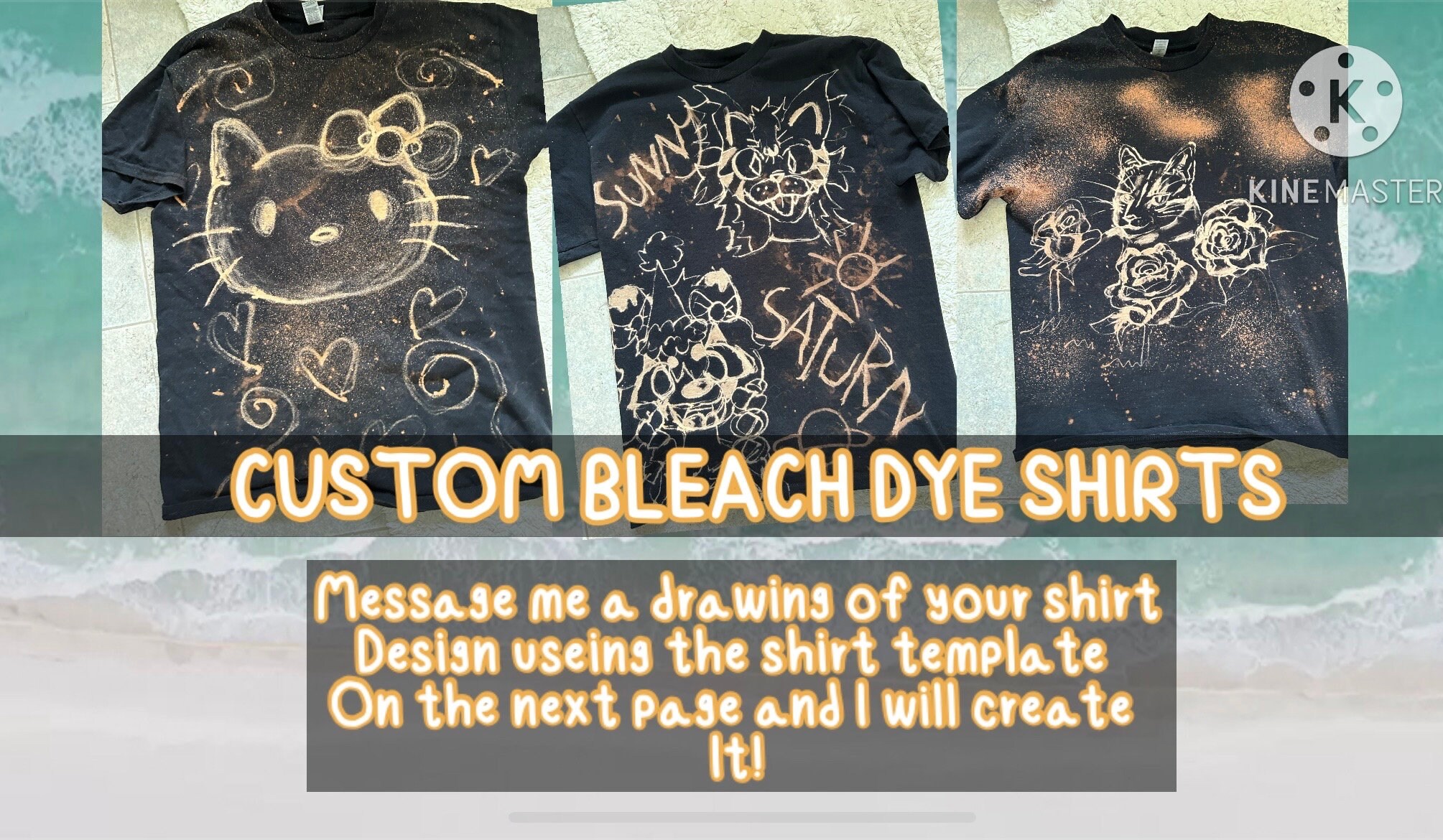 Custom Bleach Dye Shirts