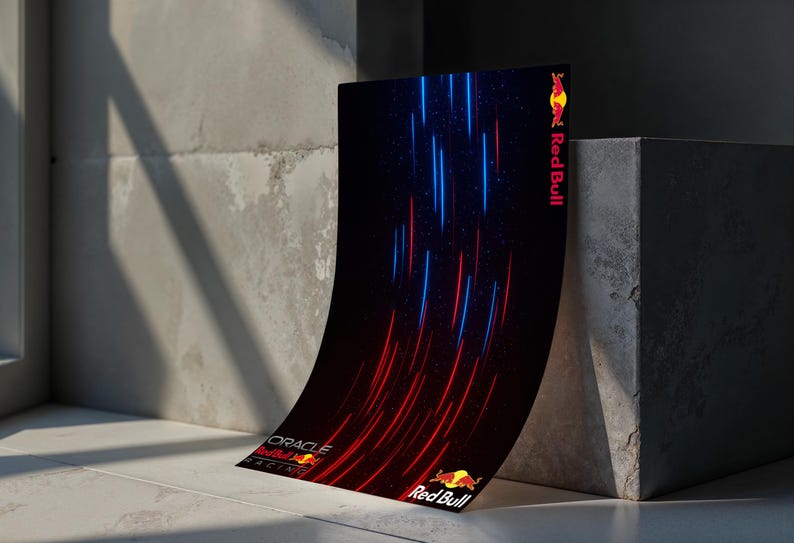 Oracle Red Bull Racing RB20 Car | Digital Artwork Wall Poster | Formula Digital Art Technic Formula 42206 compatible | Instant DOWNLOAD image 2