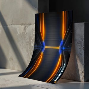 Compatibel met McLaren Technic, digitaal kunstwerk voor muurposter | Digitale print, schaal 1:8 | Compatibel met Technic 42141 | Formuleposter afbeelding 2