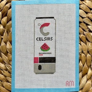 Celsius - Stitch Painted Needlepoint Canvas