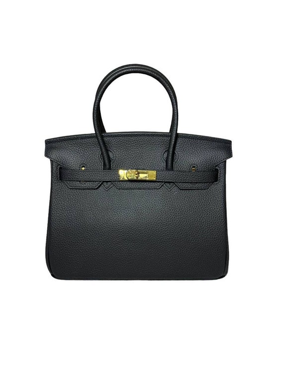 Hermes Birkin Bag 30 cm, Calfskin Leather Bag, Han