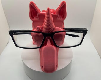 3D Printed Unicorn Glasses Holder, Desk Organizer
