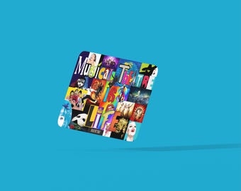 Musical Theatre Is Life Coaster and Placemat set for a Musical Theatre Gift as Decoration or Present, Gift for Her, Gift for Him