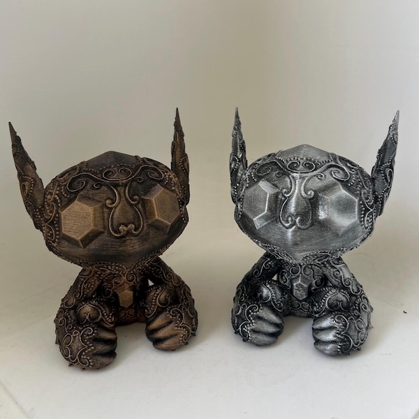 Hand Painted Sableye Pokemon Statue, Desk Decor, Gift