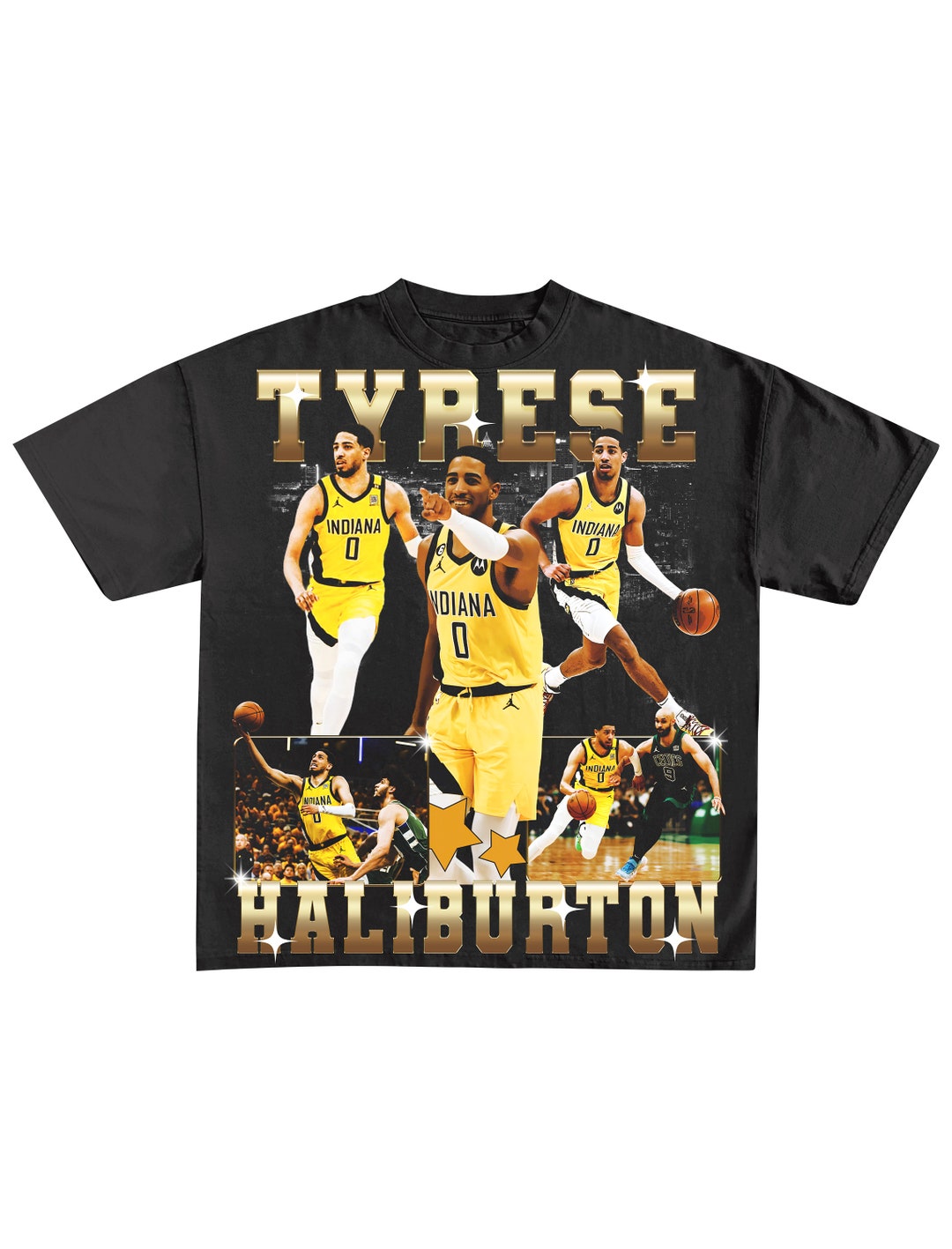 Black Negativetyrese Haliburton PNG Digital Download, Basketball ...