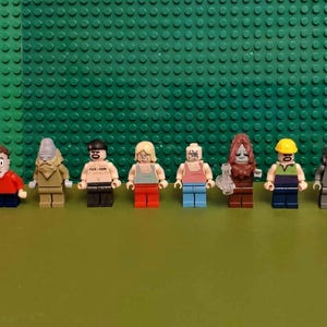 Custom Big Lez Show Lego Minifigs - Full Set