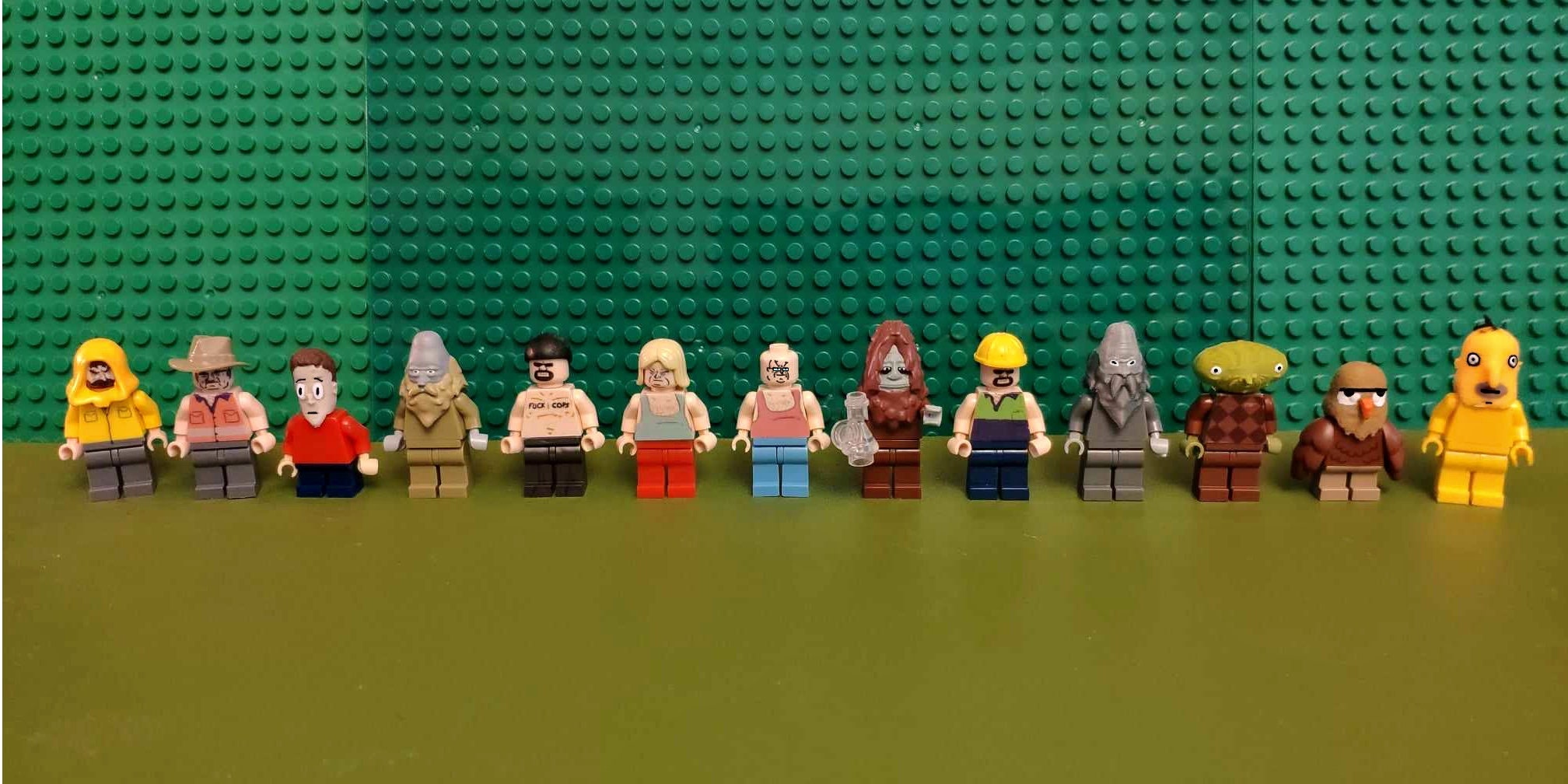 Custom Big Lez Show Lego Minifigs Full Set Etsy