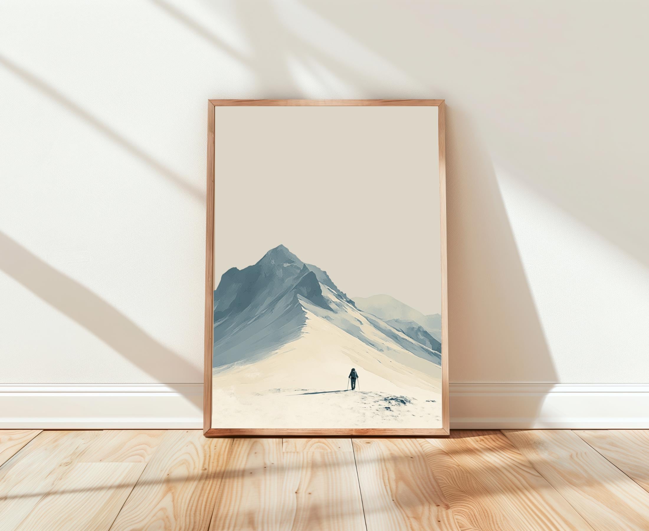 Affiche Poster 50x50cm Tableaux Image Photo Escalade extrême montagnes