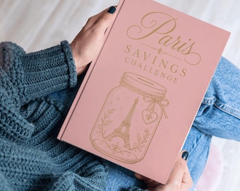 Bespaaruitdaging voor een reis naar Parijs | Budgetplanner voor stellen (digitale download)