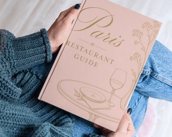 Paris Restaurant Guide for Couples | Romantic Dining Planner (Digital Download)