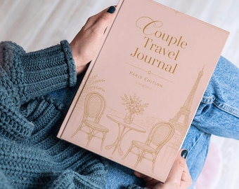 Couple Paris Travel Journal | Romantic Trip Planner & Keepsake (Digital Download)
