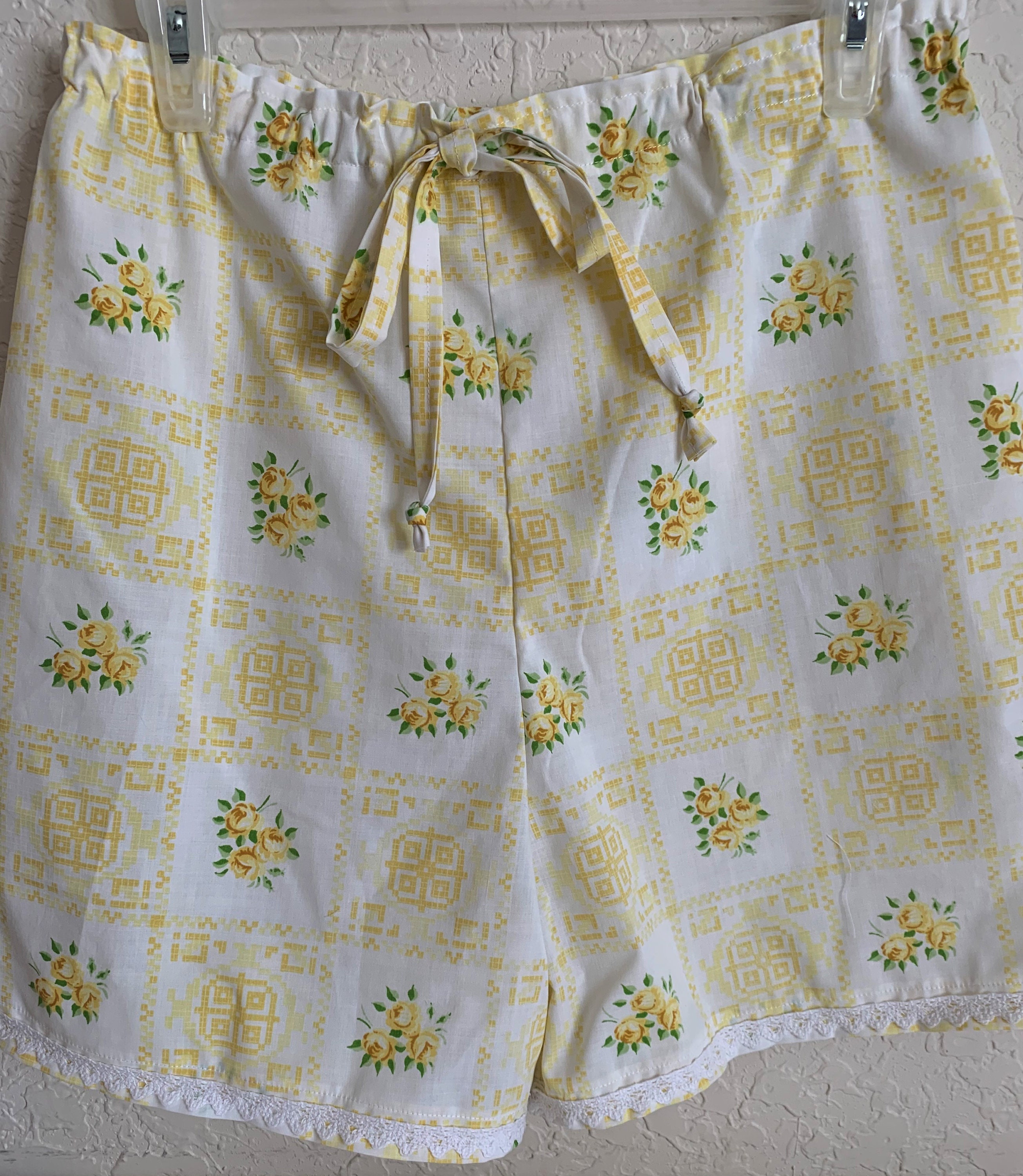 Yellow hotsell pajama shorts