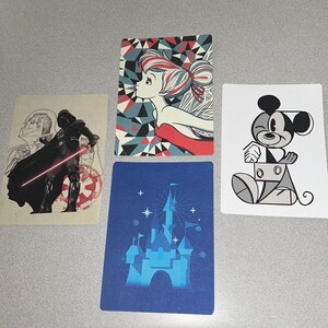 Disney Favorites Abstract Image Special Edition Artwork Post Cards