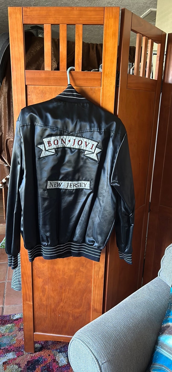 Vintage 80’s Promo Bon Jovi Satin Tour Jacket