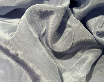 Silver Gray Shade of Polyester Lining or Lingerie Fabric