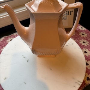 Vintage Itonstone Pitcher by Wm Adam’s & Sons in Princess Pink