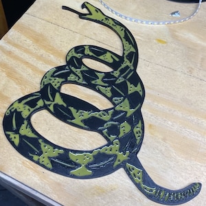Gadsden Flag Door Hanger / Wall Art